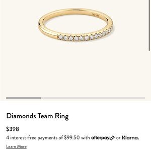 Mejuri Diamonds Team Ring